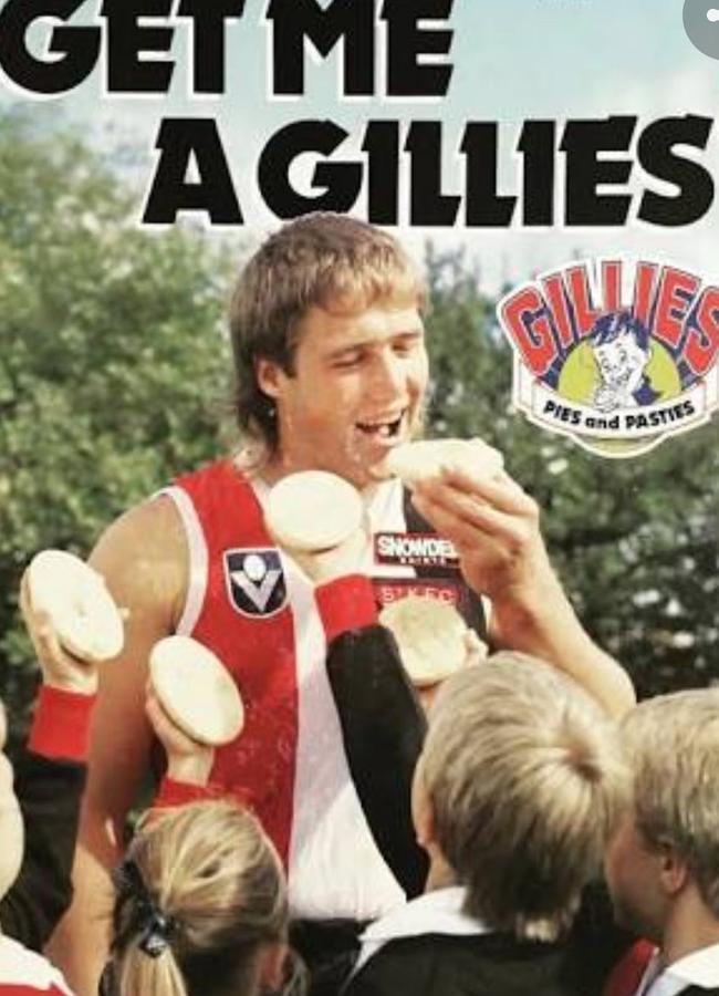 Lockett's ‘Get Me A Gillies’ advertisement circa 1980s/early 90s. Picture: Supplied