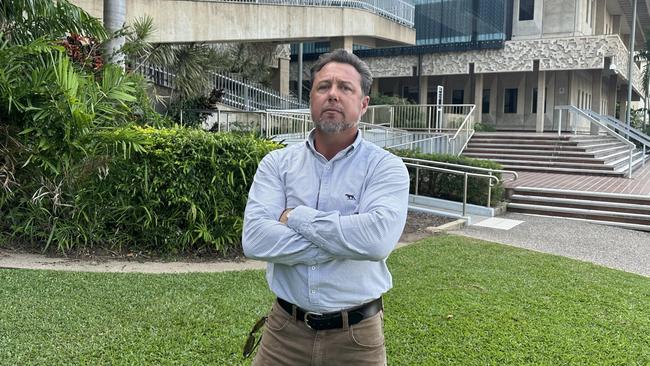 Hinchinbrook MP and KAP Deputy Leader Nick Dametto outside the Townsville court complex. Picture: Supplied