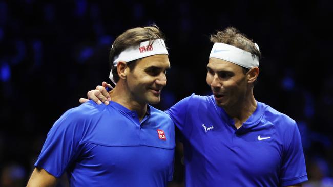 Federer retired in iconic fashion as well. Photo by Clive Brunskill/Getty Images for Laver Cup