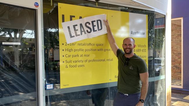 Grant Long at 64 Edith St, Wynnum where he will open a new bar later this year.