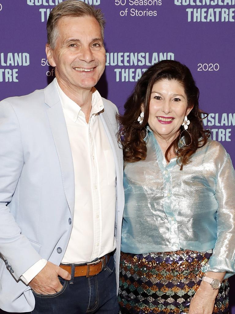 Paul and Michelle Beesley at Mouthpiece opening night at QPAC Playhouse. Socials: Damien Anthony Rossi | Pictures: Josh Woning