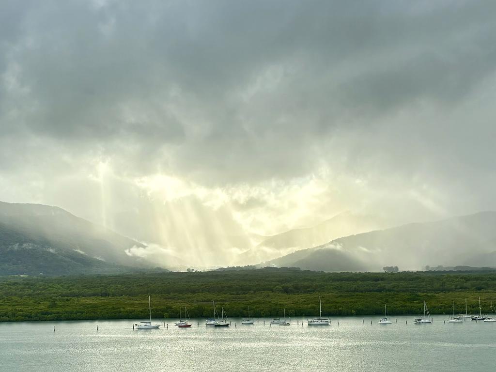 A painterly sunrise over Trinity Inlet in Queensland. Picture: Belinda Peck