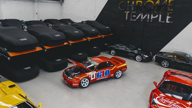 Chrome Temple invested in a Nissan Skyline GT-R race car. Photo: Supplied