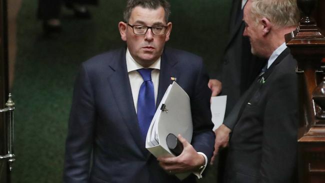 Daniel Andrews and his government have plunged Victoria into the red as its net debt heads for $171bn. Picture: David Crosling/NCA NewsWire