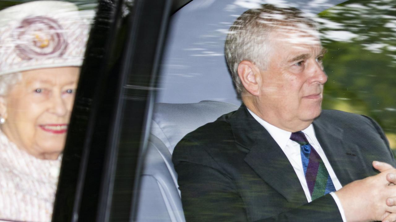 The Queen and Prince Andrew. Picture: Getty Images.