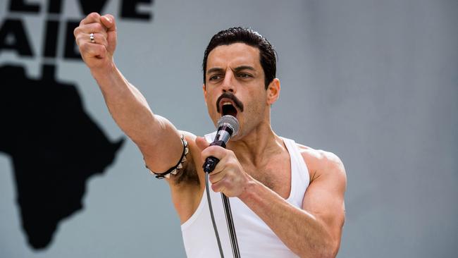 Rami Malek stars as Freddie Mercury in Bohemian Rhapsody. Picture: Alex Bailey