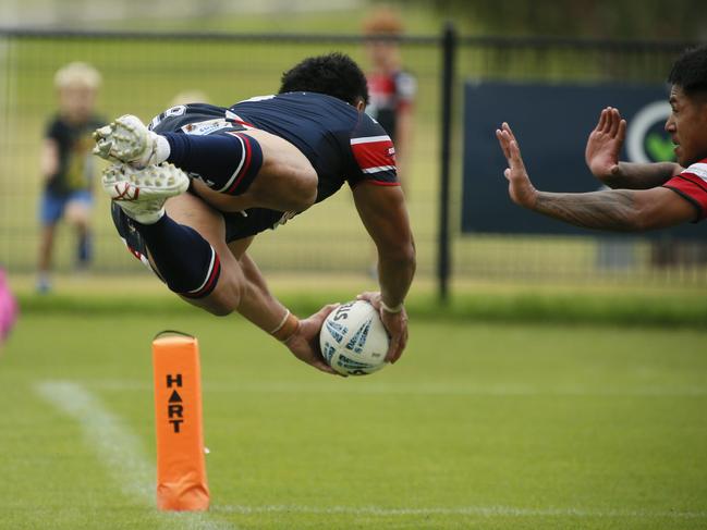 Camden’s new entertainment machine Eddie Aiono put on a show at Kirkham. Photo: Warren Gannon Photography