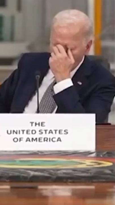 Biden falls asleep during meeting with African leaders