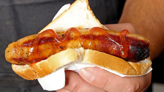 A ‘democracy sausage’ is essential for any election day, and council elections are no different. Picture: Toby Zerna