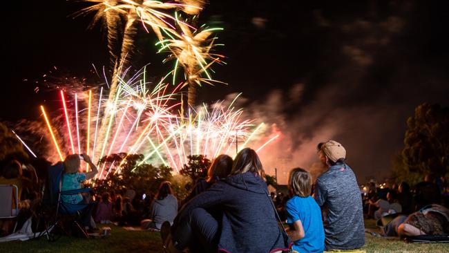 New Year’s Eve in Adelaide. Picture: Ben Clark