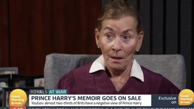 Judge Judy has taken aim at Prince Harry.