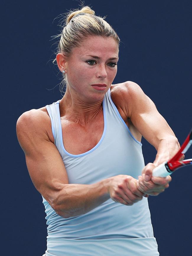 The Italian during her playing days. Al Bello/Getty Images/AFP