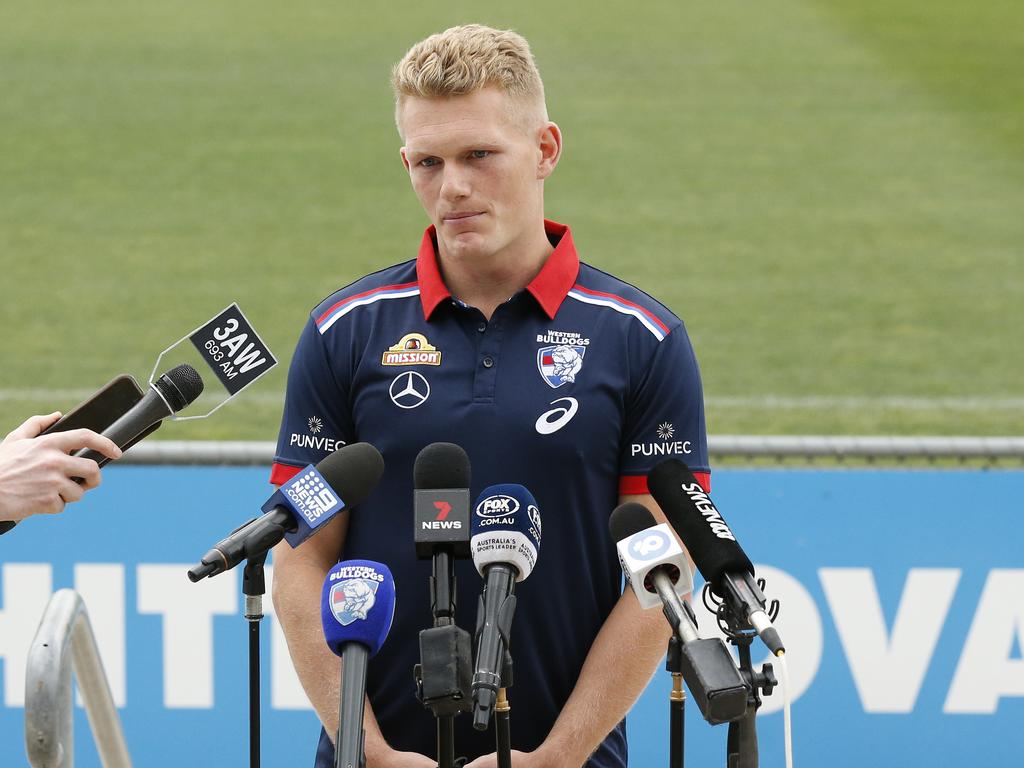 Adam Treloar is wearing different colours now.