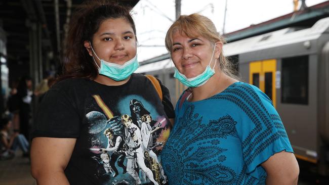 Loreto Sanchez and her daughter Ivy. Picture: David Swift.