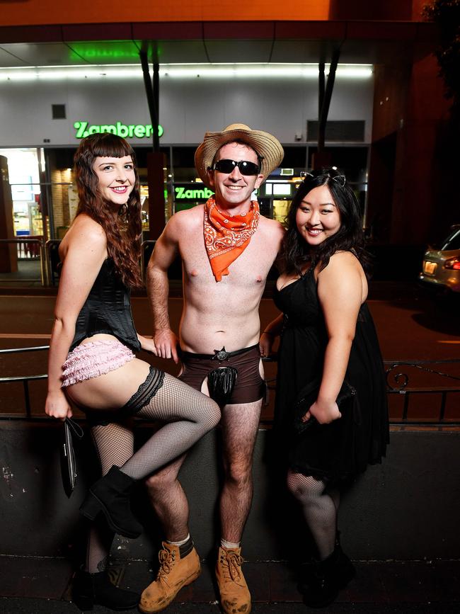 After 30 years of Hooker’s Balls, we bring you the very best photos from the past three decades. This one features Jess James, Niall Stone and Lucy Thiel. PICTURES: NT News photographers