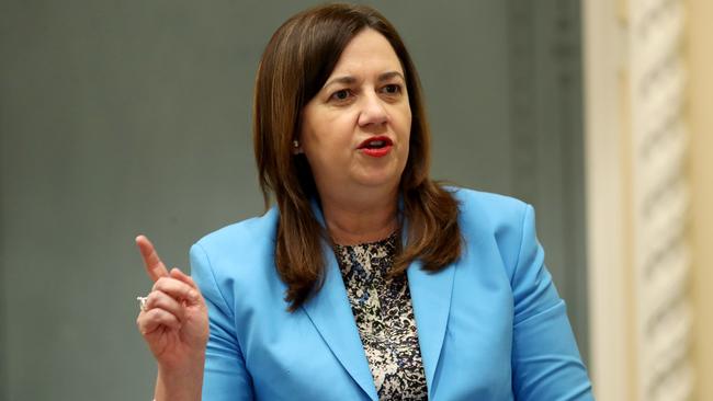 Premier Annastacia Palaszczuk says Scott Morrison’s vaccine passports proposal needs to go to National Cabinet. Picture: Tara Croser.