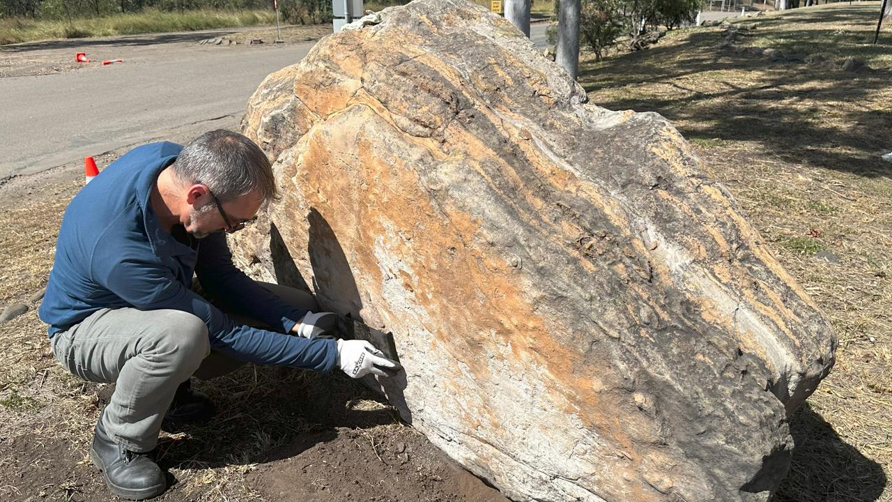 Over 60 dino footprints discovered on Central Qld school grounds