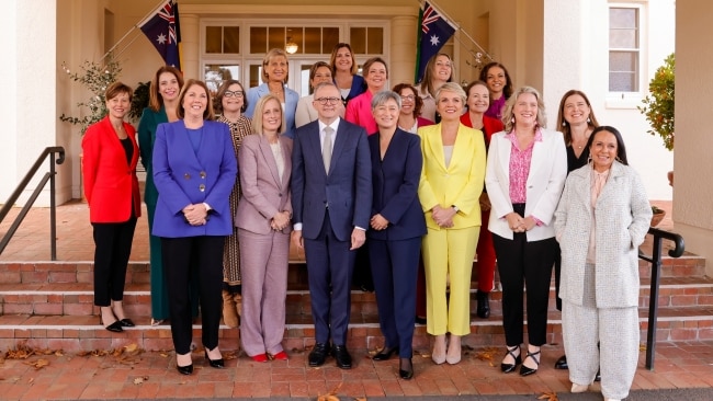 Labor's new Cabinet features a record number of women and ethnically diverse members. Picture: Jenny Evans/Getty Images