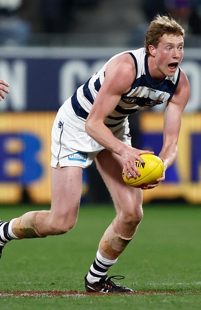 Toby Conway had a quality debut late last season. Picture: Michael Willson/AFL Photos