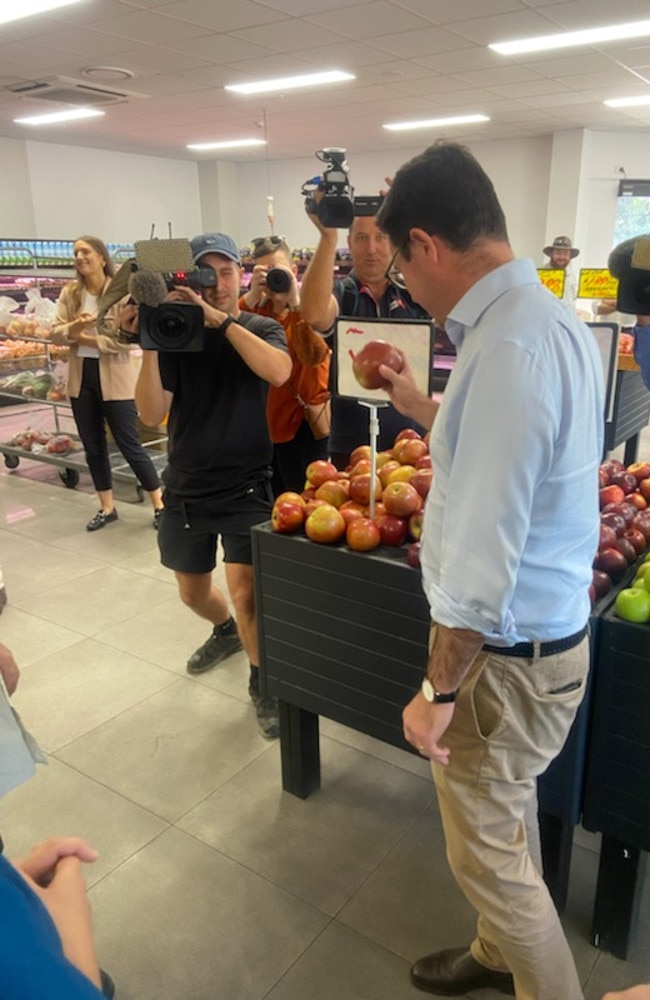 She’ll be apples. Nationals Leader David Littleproud in Coconut Grove