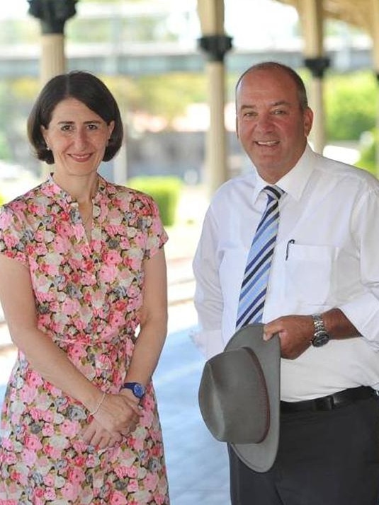 Gladys Berejiklian with disgraced ex-MP — and her ‘close personal friend’ — Daryl Maguire.