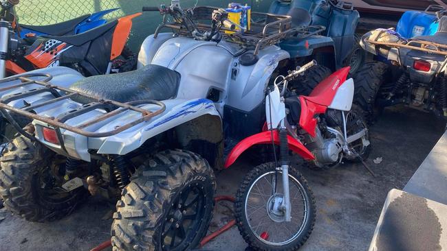 A haven of stolen goods found at a Grasstree Beach property. Picture: Contributed