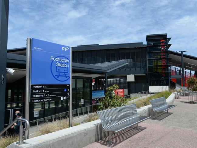 Footscray Station is one of three suburban hotspots where stabbings and theft at knife point have soared.