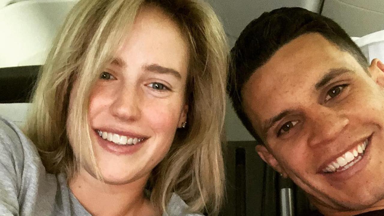 Ellyse Perry and ex-husband Matt To'omua.