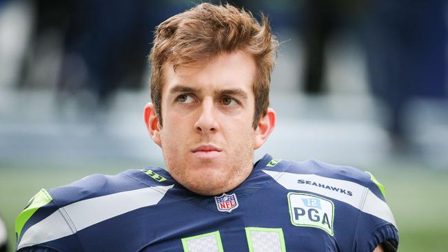 SEATTLE, WA - DECEMBER 30: Michael Dickson #4 of the Seattle Seahawks before the game against the Arizona Cardinals at CenturyLink Field on December 30, 2018 in Seattle, Washington.   Abbie Parr/Getty Images/AFP == FOR NEWSPAPERS, INTERNET, TELCOS & TELEVISION USE ONLY ==
