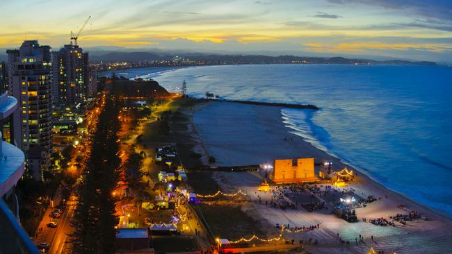 A new offshoot of the US HangOut Festival will be staged in an area currently used for Opera on the Beach at Coolangatta. Image supplied.