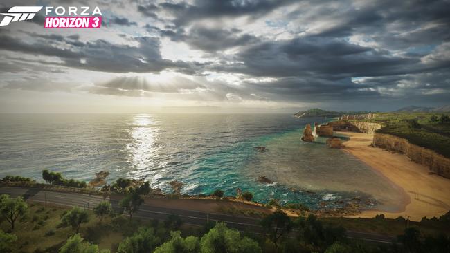 Forza Horizon 3’s looks at the Great Ocean Road.