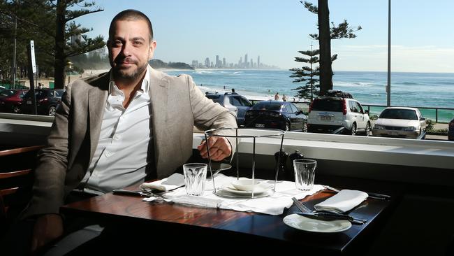 Simon Gloftis owner of the Fish House at Burleigh Heads. Picture Glenn Hampson