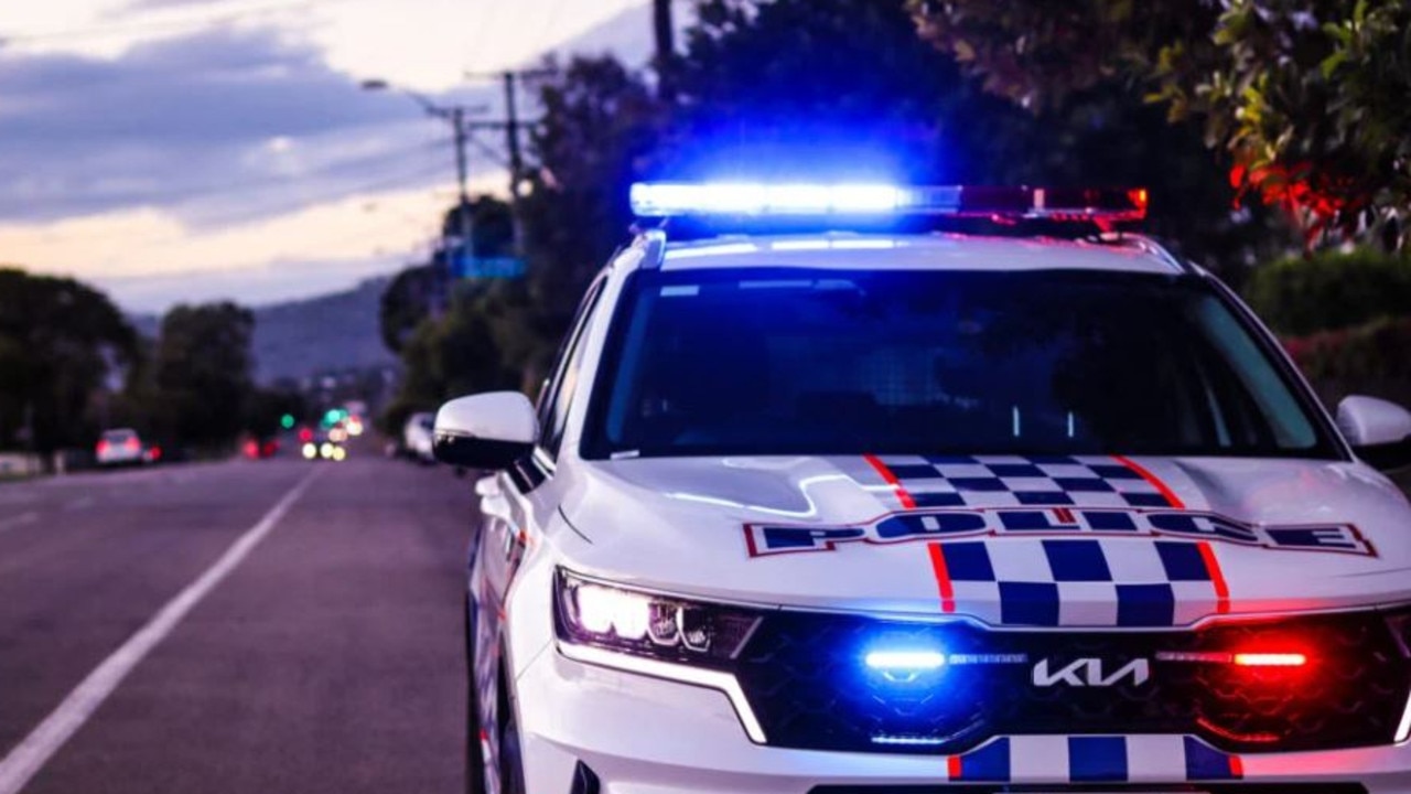 Police car rammed by BMW stolen from Yeerongpilly The Courier Mail