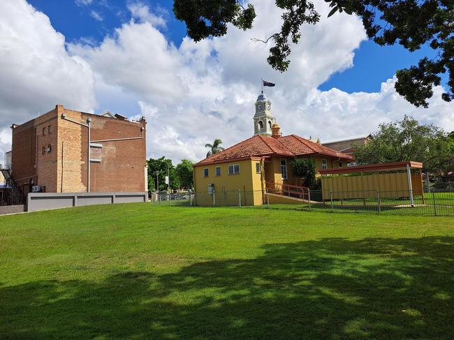 The vacant green space in Kent St.