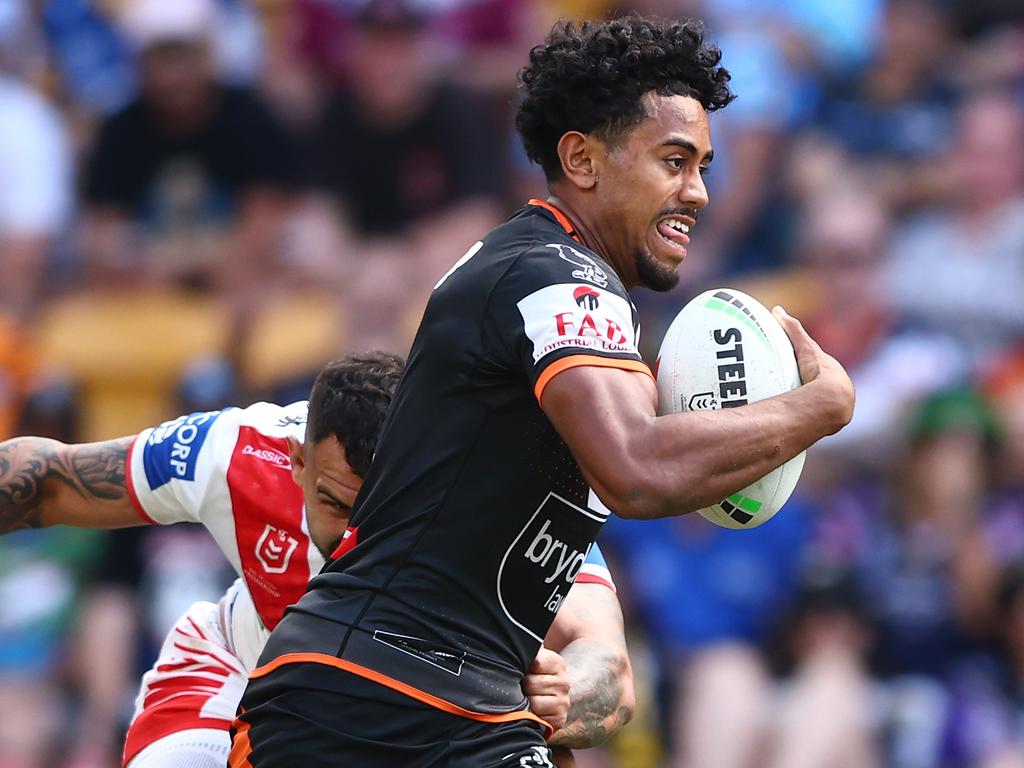 Jahream Bula has been super impressive for the Wests Tigers. Picture: Getty Images