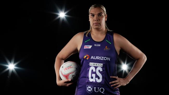 Donnell Wallam will go head-to-head with the woman regarded as the best goalkeeper in the world when her Firebirds take on the Thunderbirds in Adelaide. Photo: Getty Images