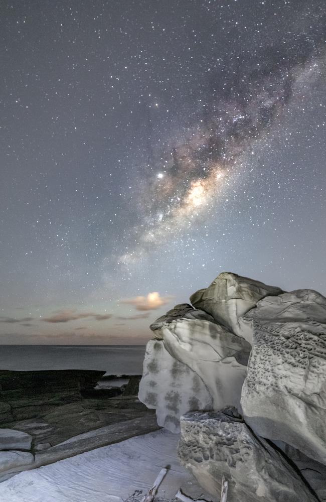 The urban night sky showing the Milky Way. Picture: Greg Barber