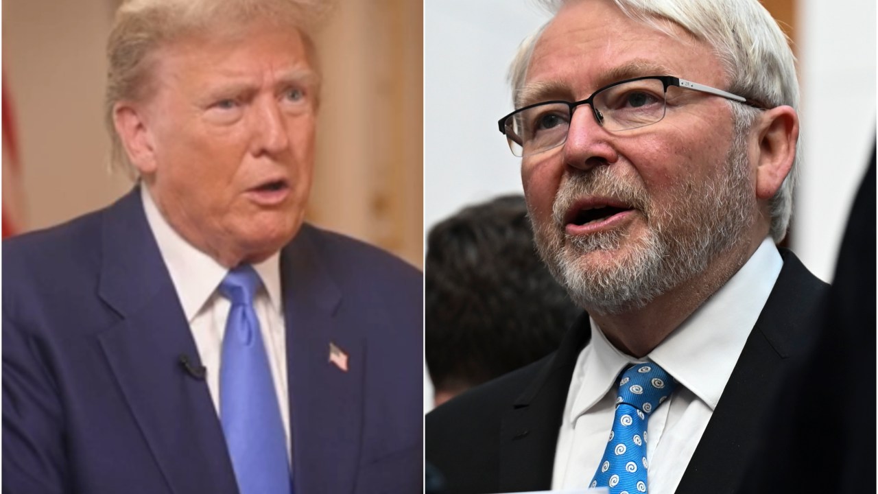 ‘He won’t be there long’: Donald Trump says Kevin Rudd will be gone as ...