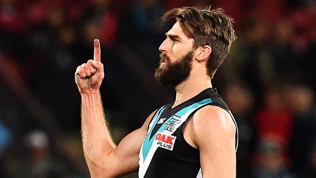 Justin Westhoff could be on his way to his first John Cahill Medal. Picture: Mark Brake/Getty Images