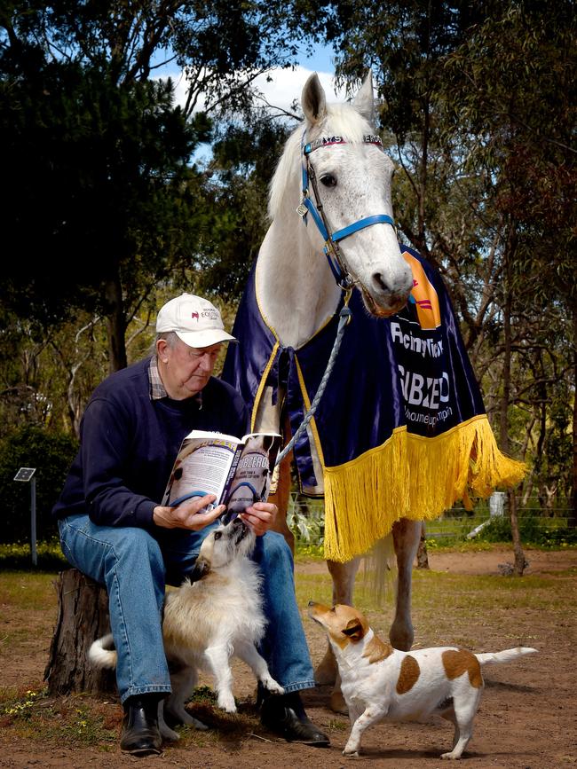 Graham Salisbury and Subzero. Picture: Nicole Garmston