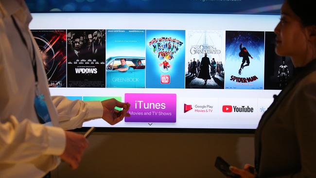 Apple iTunes will make its debut on Samsung TVs in 2019. Picture: AP