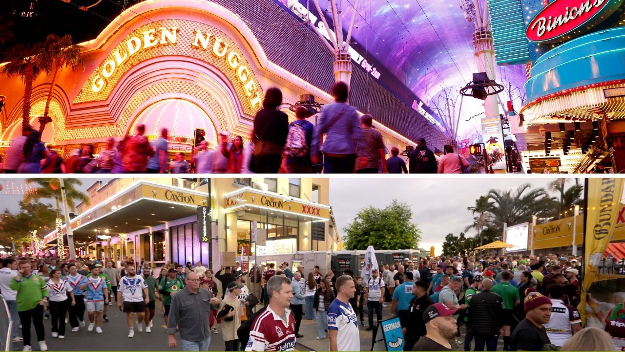Fremont St to Caxton St: Bris captures those Vegas vibes