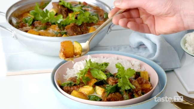 Beef and pumpkin curry recipe