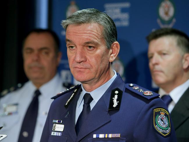 Police Commissioner Andrew Scipione announced his resignation last month.