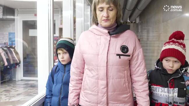 Children forced into underground schools in Ukraine