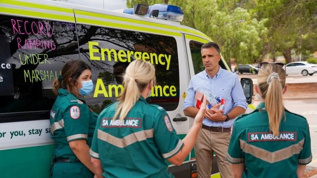 Opposition Leader Peter Malinauskas has promised to spend $33m on health in the upper Spencer Gulf, if elected. Picture: Supplied