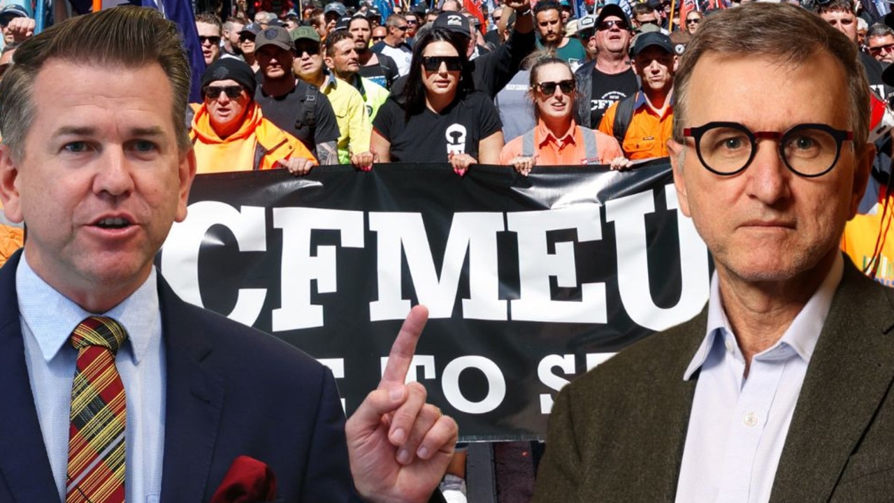 The one word that triggered Bleijie blast over CFMEU rebuild