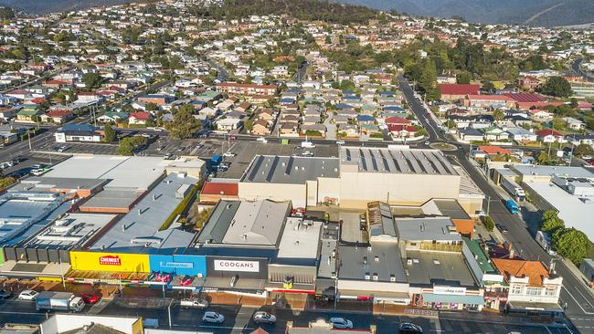 The former Coogans site at Moonah. Colliers International and PRD Nationwide sold the property to the Energizer Church as part of the Coogans Real Estate Portfolio in Hobart CBD and Moonah. Picture: SUPPLIED