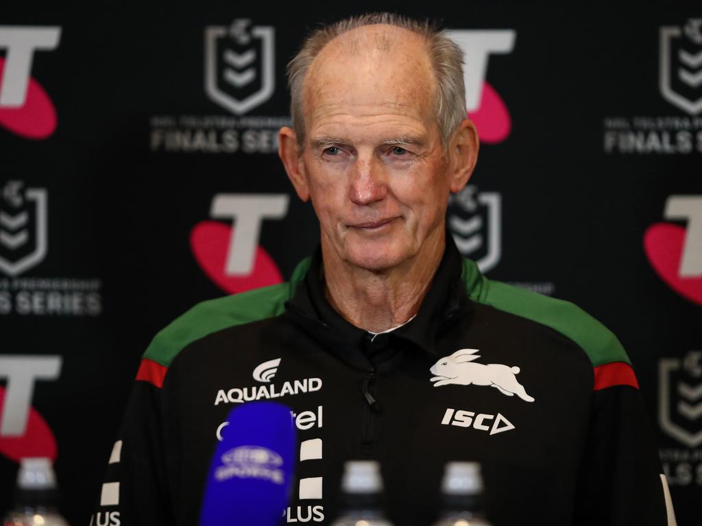 Wayne Bennett as South Sydney coach.