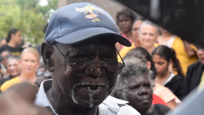 Hundreds of Territorians gathered in the St Mary's Cathedral for the state funeral of former Arafura MLA Lawrence Costa. Picture: Sierra Haigh